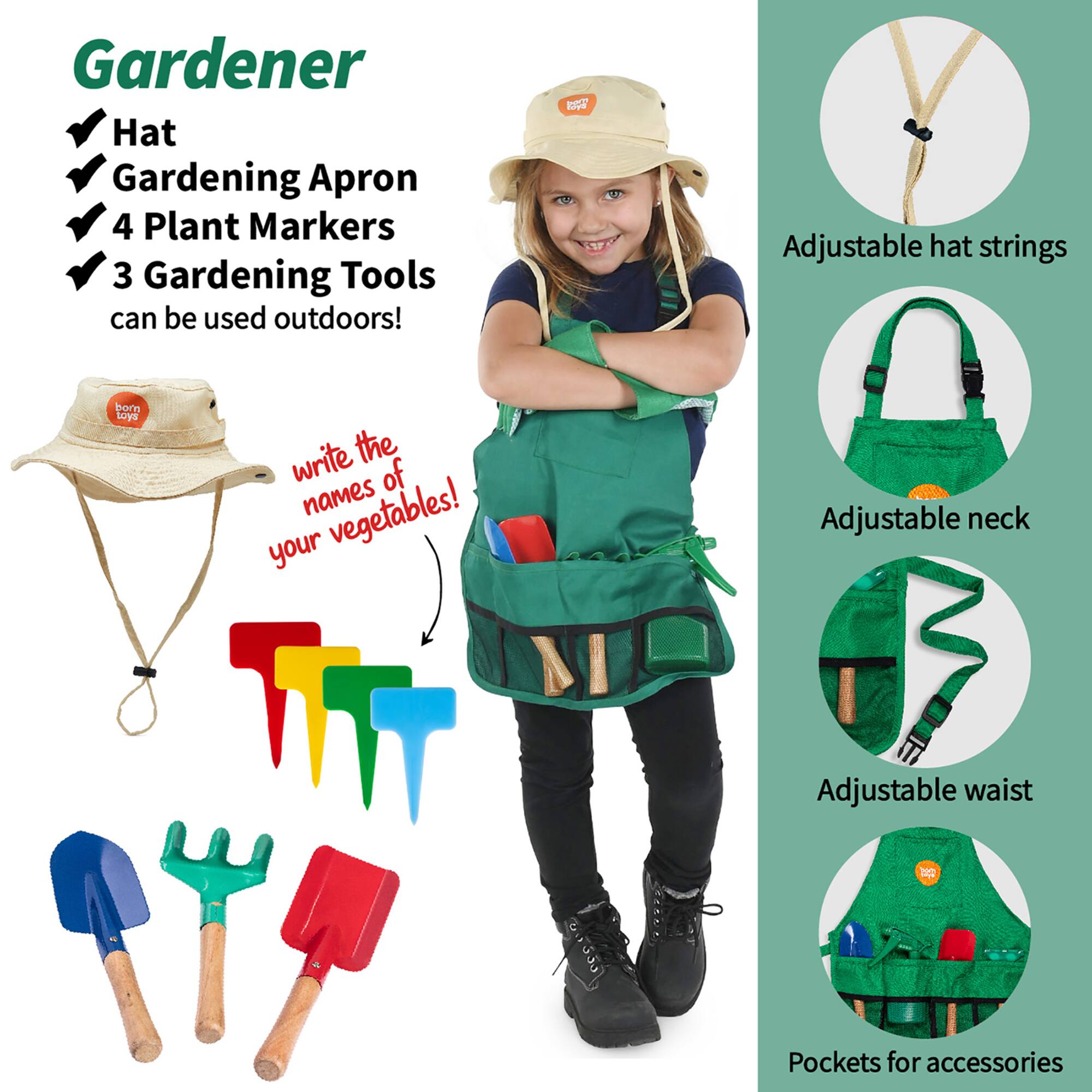 Bintiva Dress Up & Drama Play Helping at Home Costume Trunk Set